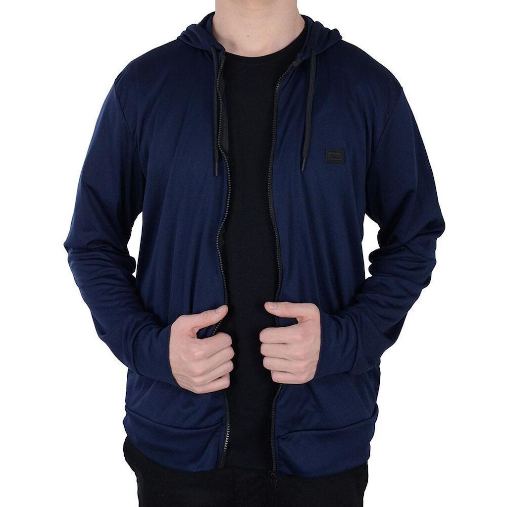 Jaqueta Masculina Fico Helanca Azul Marinho - 6804