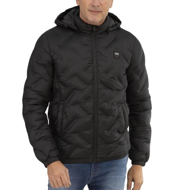 Jaqueta Masculina Gangster Puffer Ultrasonic Preta - 0101