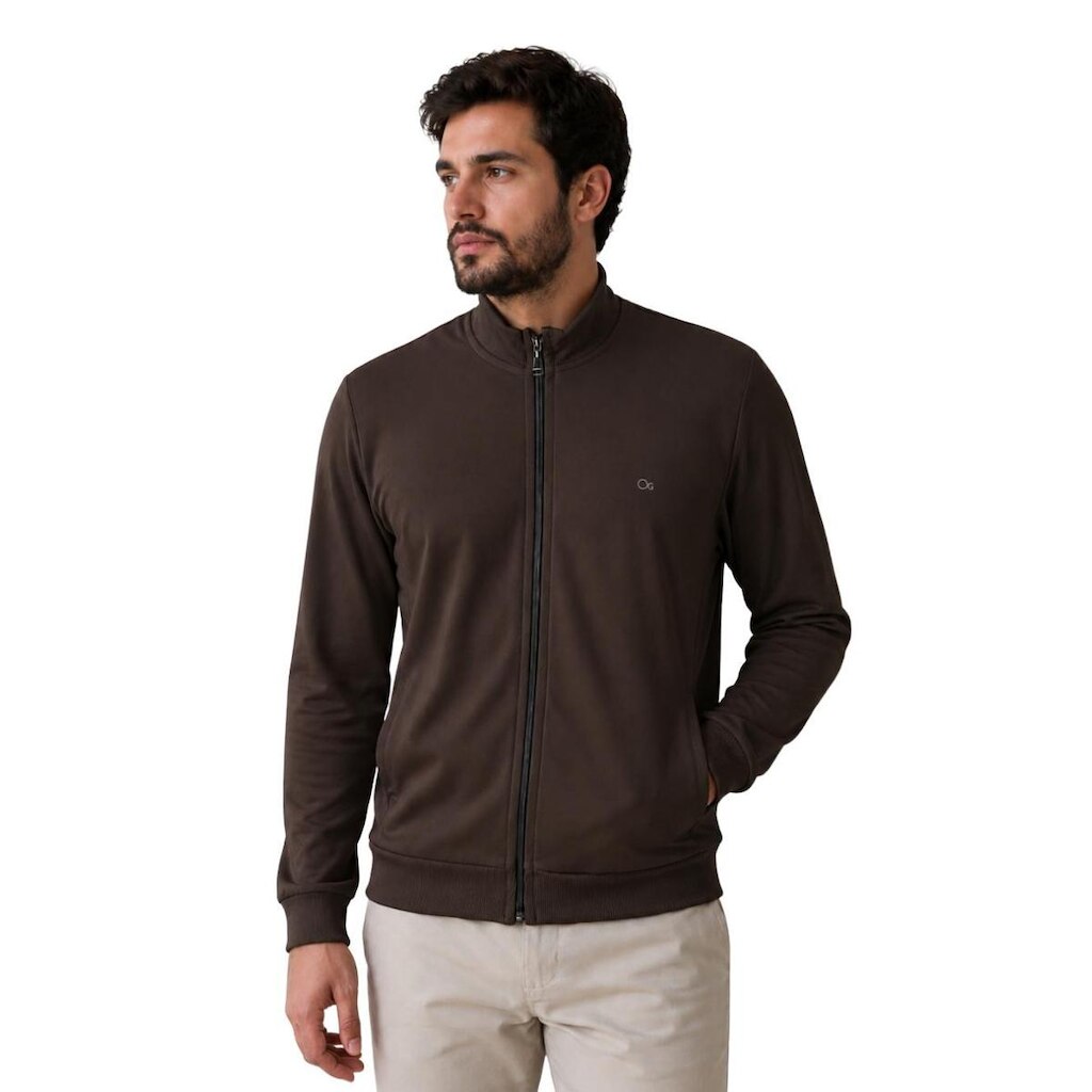 Jaqueta masculina helanca texturizada Ogochi