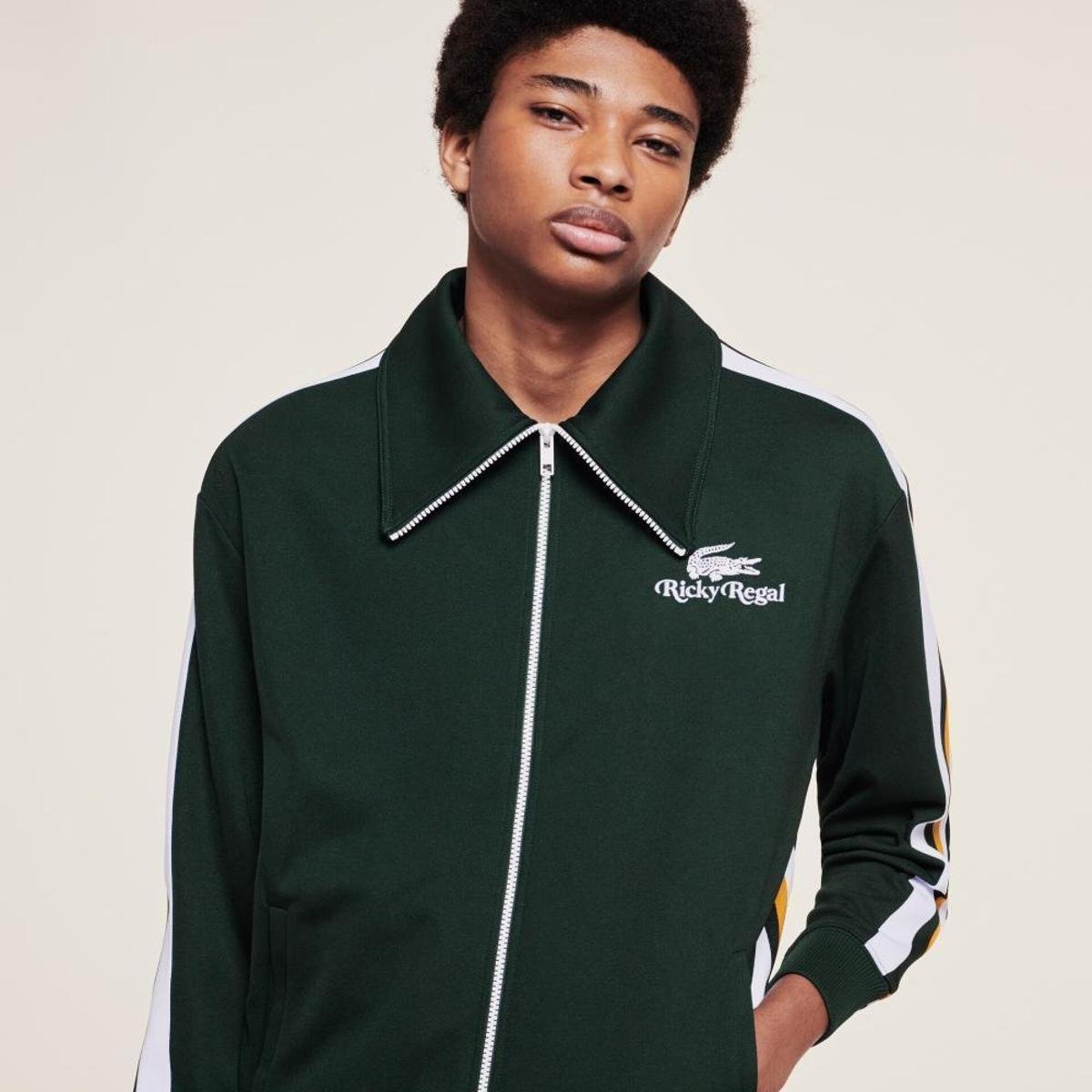 Ricky Regal × Lacoste ダークグリーン ジャージ M Zattini