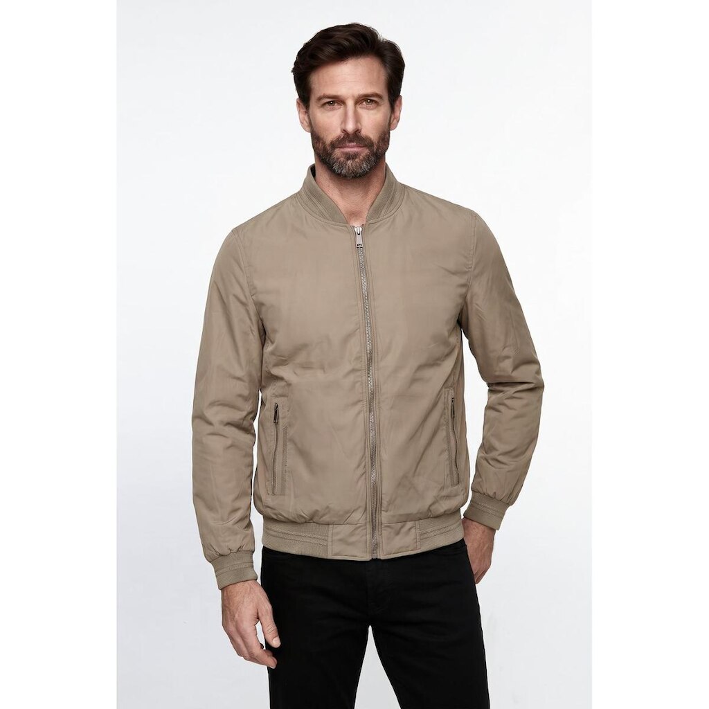Jaqueta masculina nylon resinada dupla face 69415