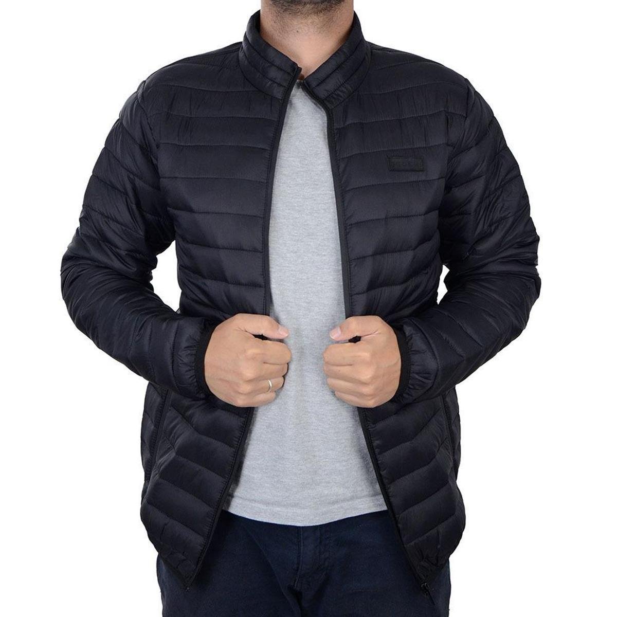 Jaqueta Masculina Ogochi Cult Puffer Plus Size Preta - 0274 Menor preço em Jaqueta Masculina Ogochi Cult Puffer Plus Size Preta - 0274