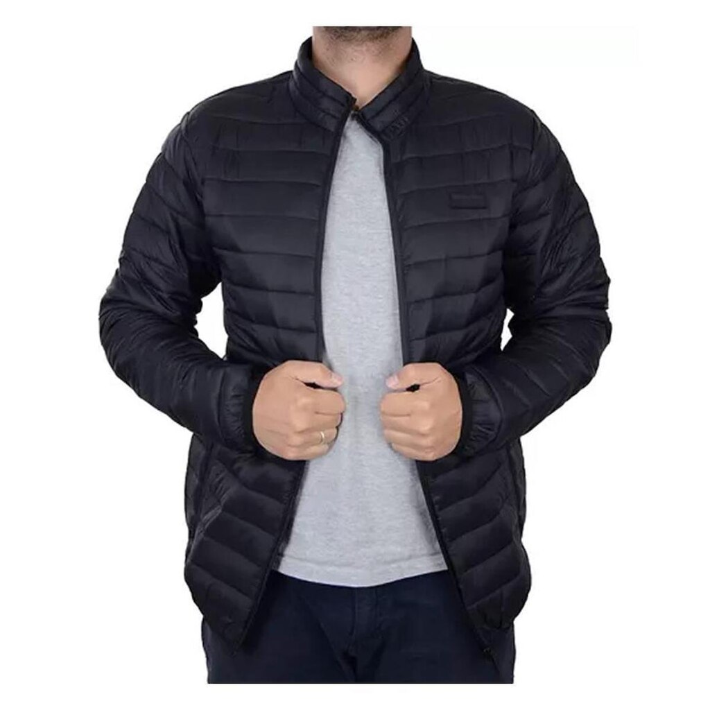 Jaqueta Masculina Ogochi Cult Puffer Plus Size Preta - 0274