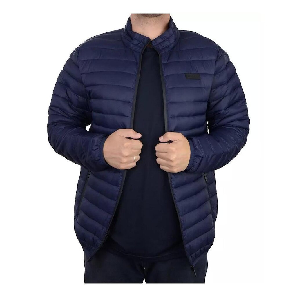 Jaqueta Masculina Ogochi Slim Puffer Marinho - 0274