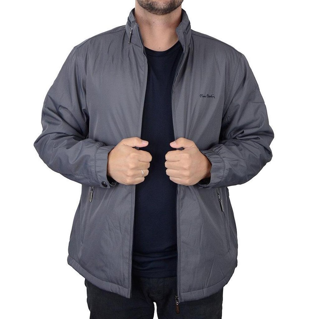 Jaqueta Masculina Pierre Cardin Cinza - 16229