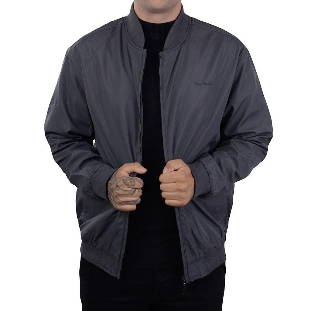 Jaqueta Masculina Pierre Cardin Dusty Cinza - 16265