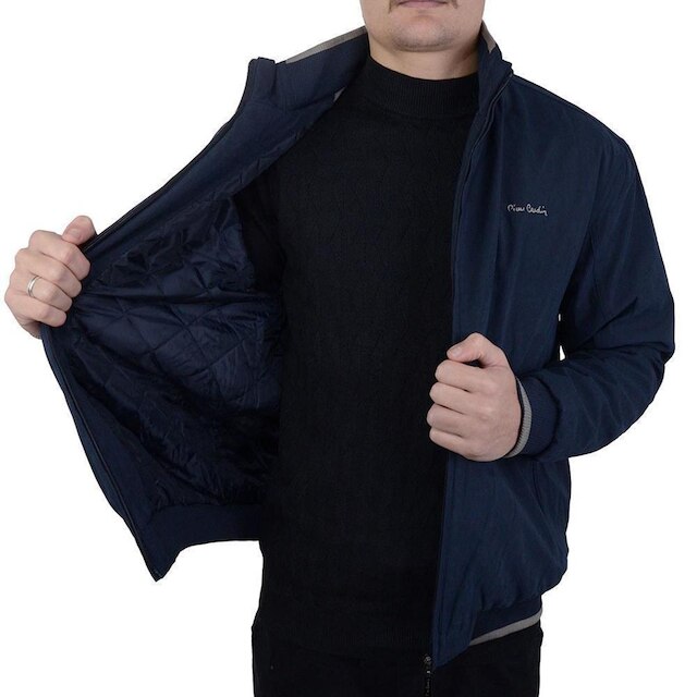 Jaqueta Masculina Pierre Cardin Microfibra Navy - 16212