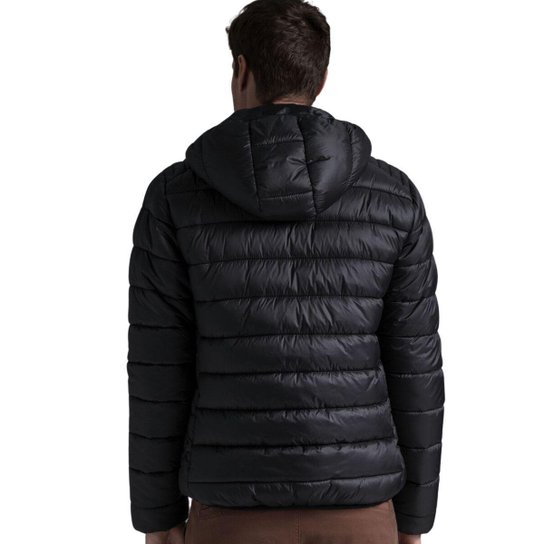 Jaqueta Masculina Puffer Flanelada Com Capuz Blusa Frio Industrie Impermeável