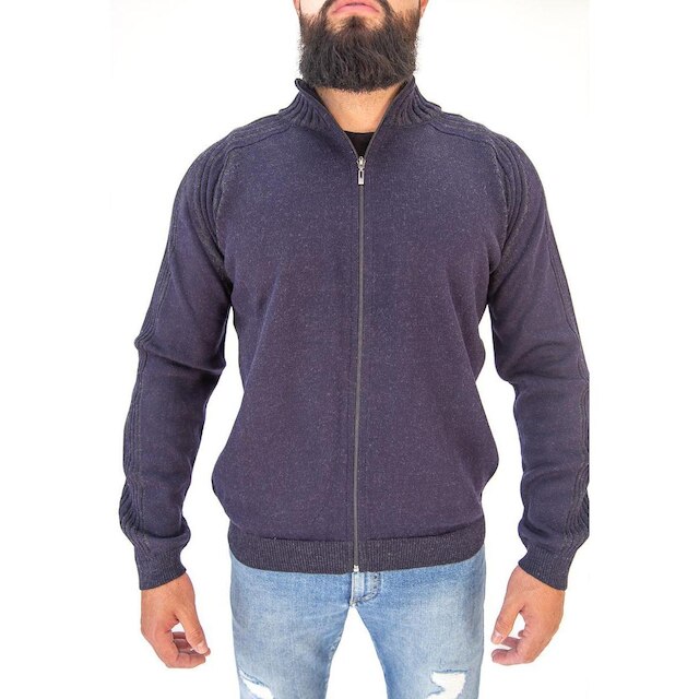 Jaqueta Masculina Tricô Lã Mescla Berlim 7175