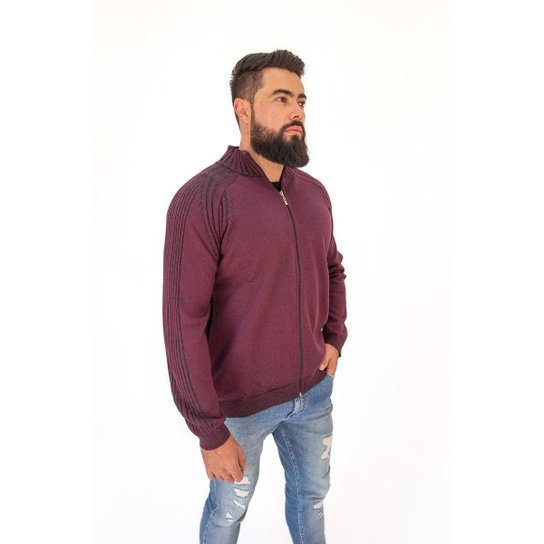 Jaqueta Masculina Tricô Lã Mescla Berlim 7175