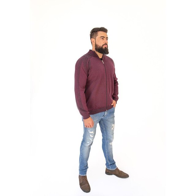 Jaqueta Masculina Tricô Lã Mescla Berlim 7175