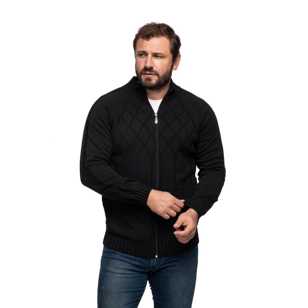 Jaqueta Masculina Tricô Lã Mescla Dallas 7137