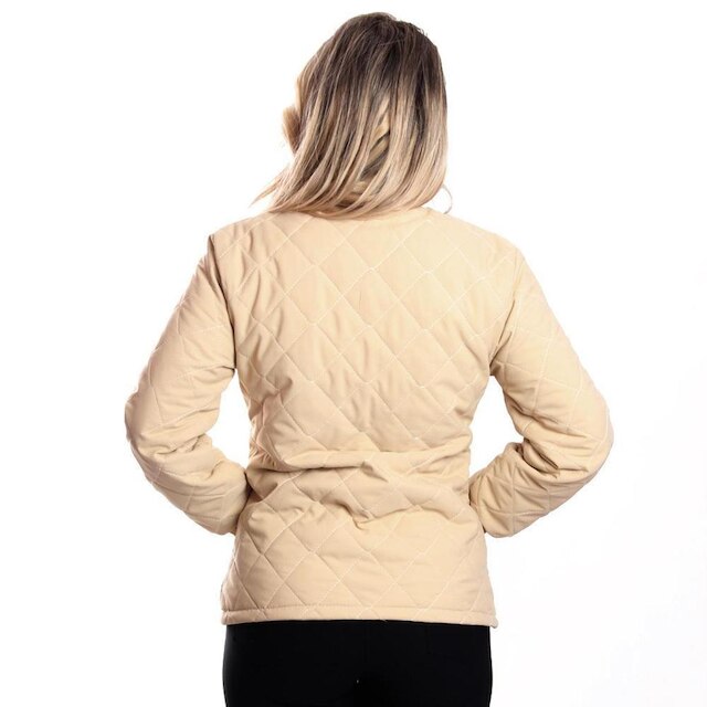 Jaqueta Matelassê Casaco Blusa Feminina