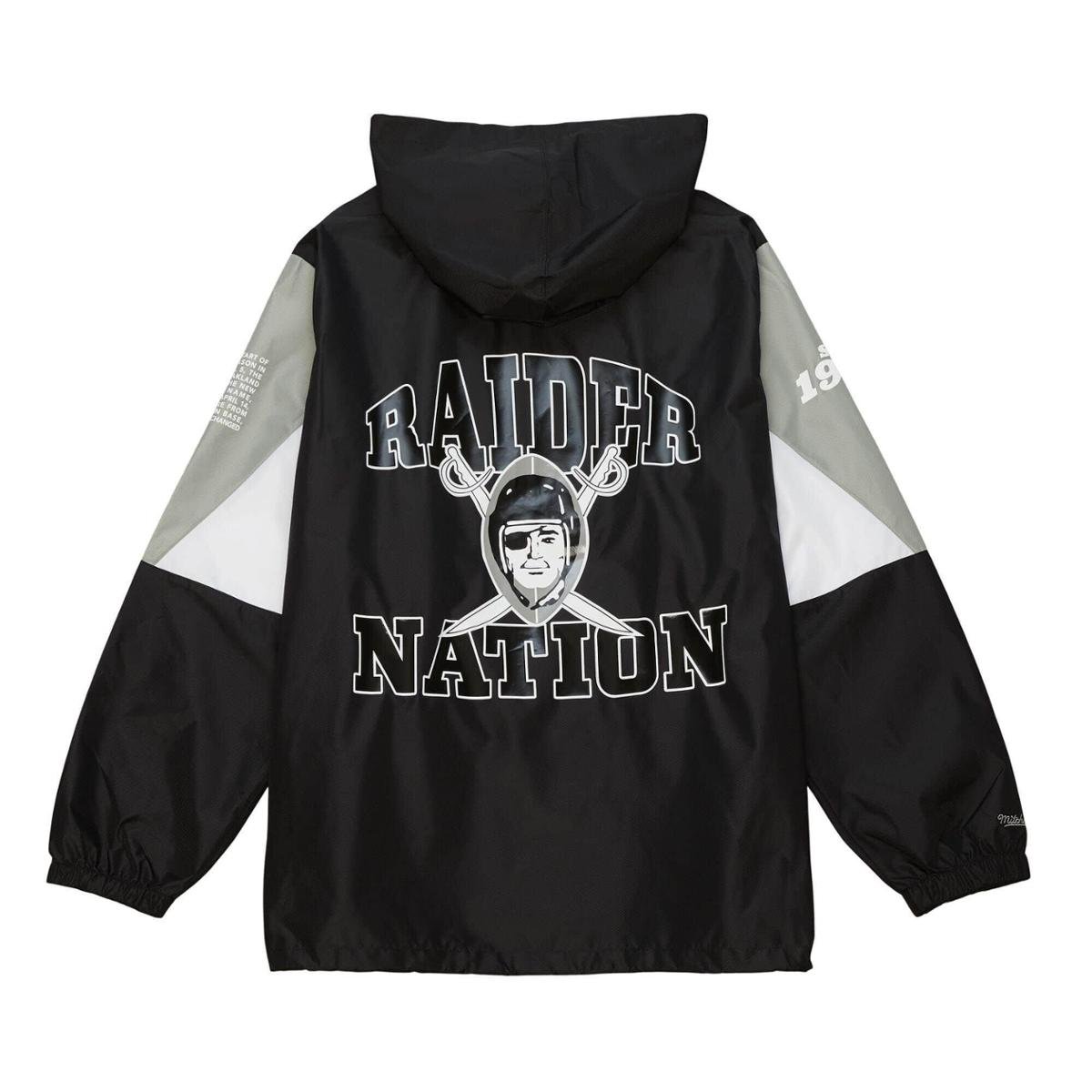 Oakland Raiders アノラックジャケット Jaqueta Mitchell & Ness NFL Pullover Anorak Oakland Raiders
