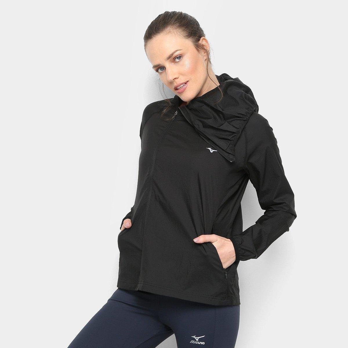 Jaqueta Mizuno Sky Run Feminina - Preto Menor preço em Jaqueta Mizuno Sky Run Feminina - Preto