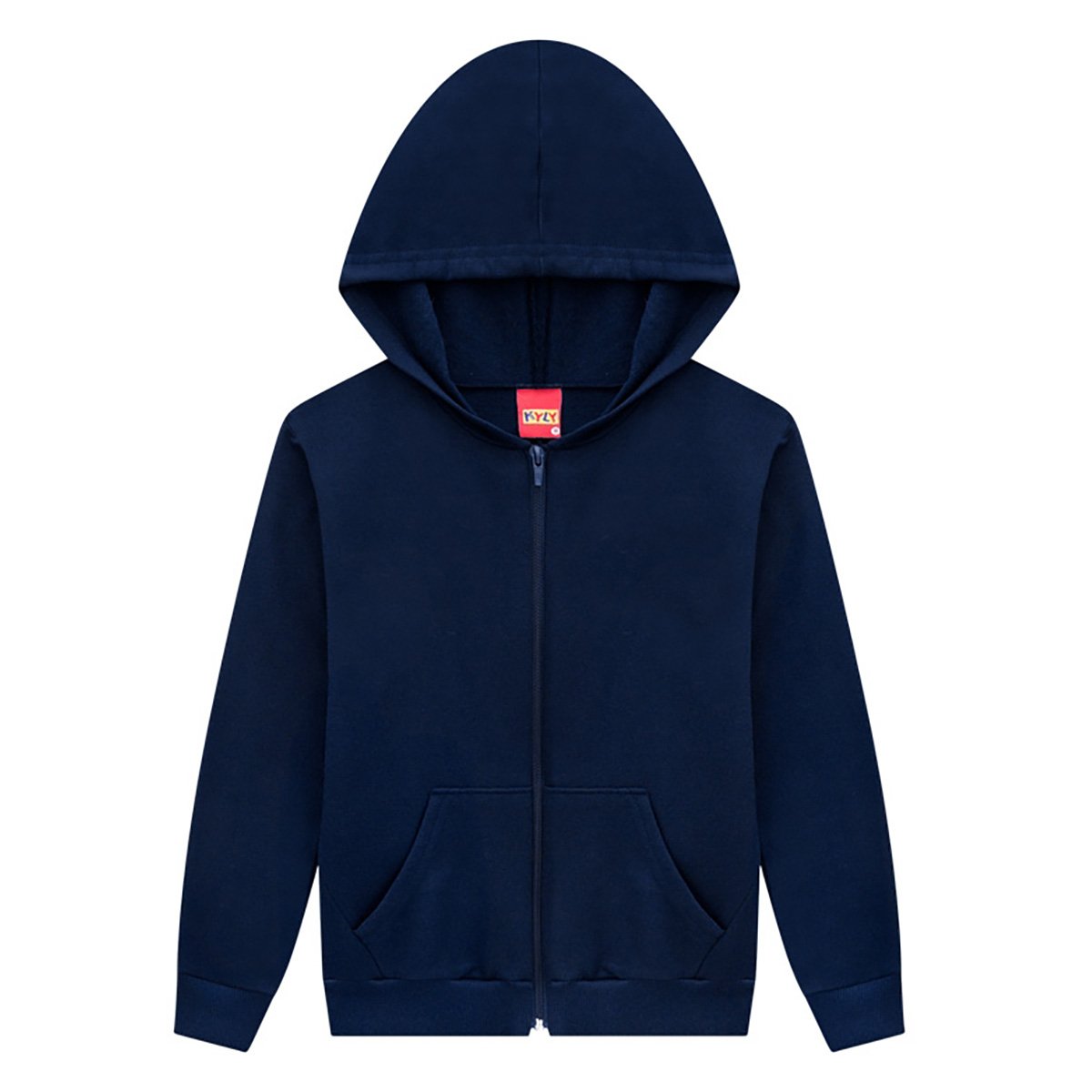 Jaqueta Moletom Bebê Kyly Peluciado c/ Capuz - Marinho Menor preço em Jaqueta Moletom Bebê Kyly Peluciado c/ Capuz - Marinho