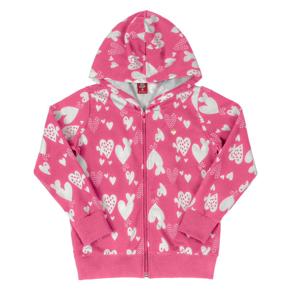 microfleece moletom com capuz