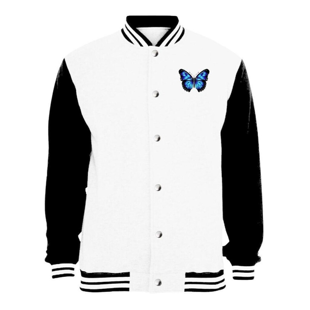 Jaqueta Moletom Borboleta sem Bolso Unissex Calttony