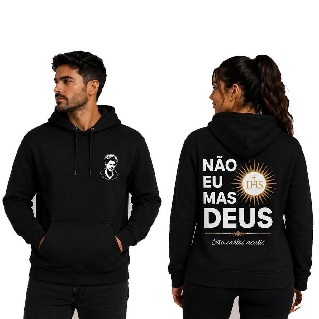 Jaqueta Moletom Canguru Estampa Algodão Confortavel Macio