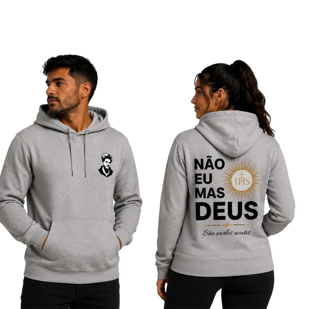 Jaqueta Moletom Canguru Estampa Algodão Confortavel Macio