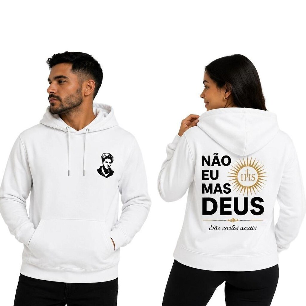 Jaqueta Moletom Canguru Estampa Algodão Confortavel Macio