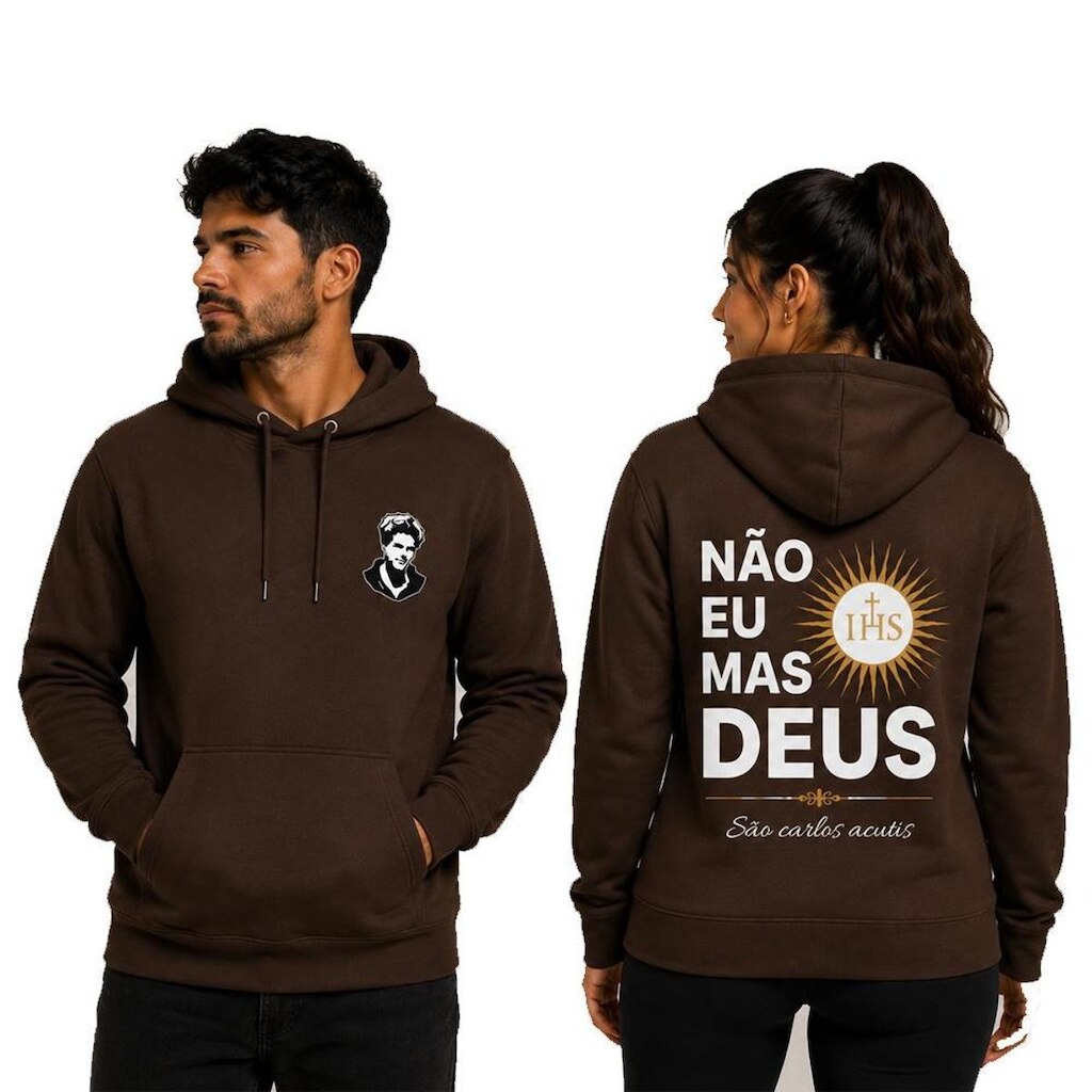 Jaqueta Moletom Canguru Estampa Algodão Confortavel Macio