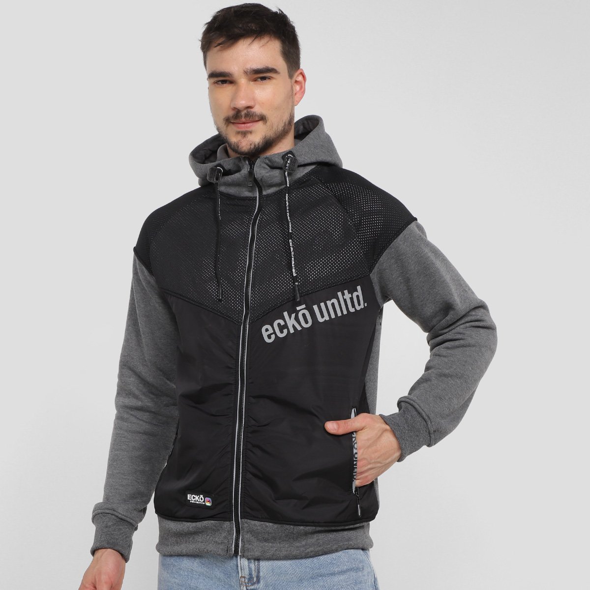 Jaqueta Moletom Ecko Unltd Estampada com Capuz Masculina - Preto é ruim? Jaqueta Moletom Ecko Unltd Estampada com Capuz Masculina - Preto é boa?