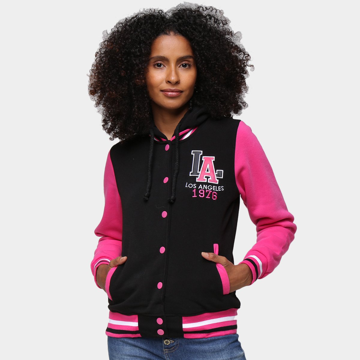 Jaqueta Moletom Facinelli College LA Feminina - Preto é ruim? Jaqueta Moletom Facinelli College LA Feminina - Preto é boa?