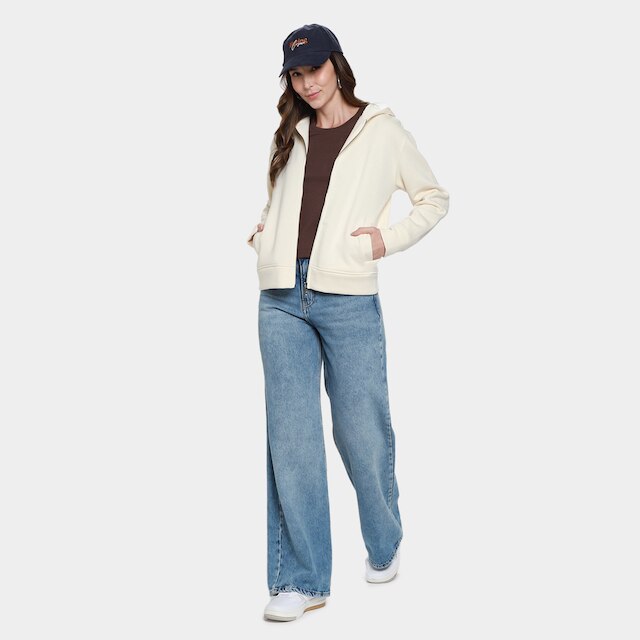 Jaqueta Moletom Hering Casual Feminina
