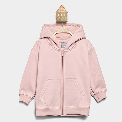 Jaqueta Moletom Infantil Hering Capuz Unissex - Unissex