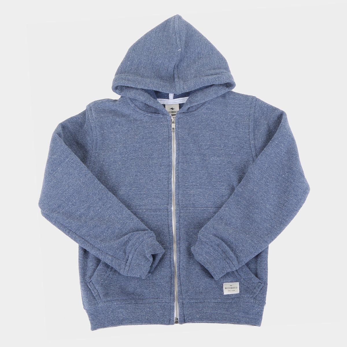 Jaqueta Moletom Infantil Nicoboco Bastien Capuz Masculina - Azul Menor preço em Jaqueta Moletom Infantil Nicoboco Bastien Capuz Masculina - Azul