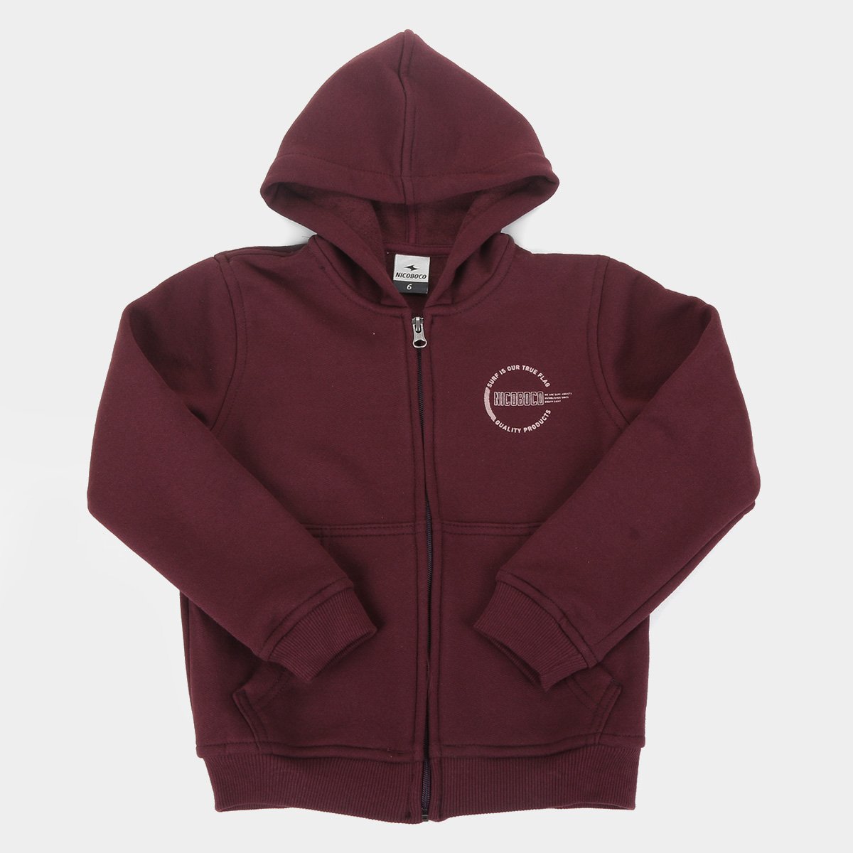 Jaqueta Moletom Infantil Nicoboco Pinkdu Com Capuz Masculina - Vinho Menor preço em Jaqueta Moletom Infantil Nicoboco Pinkdu Com Capuz Masculina - Vinho