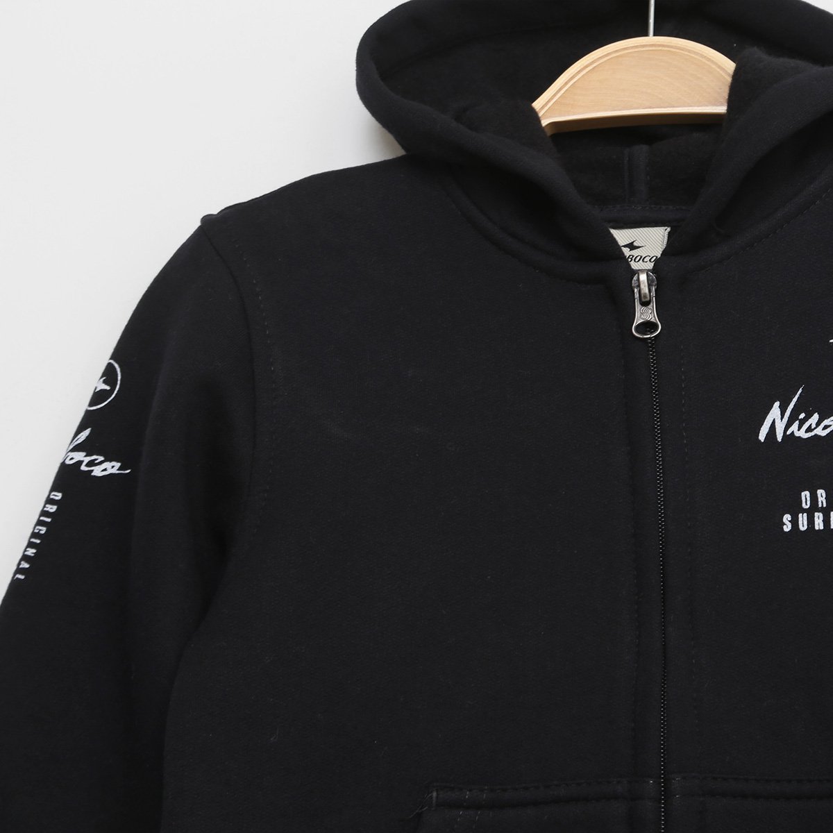 Jaqueta Moletom Juvenil Nicoboco Medhu com Capuz Masculina Zattini