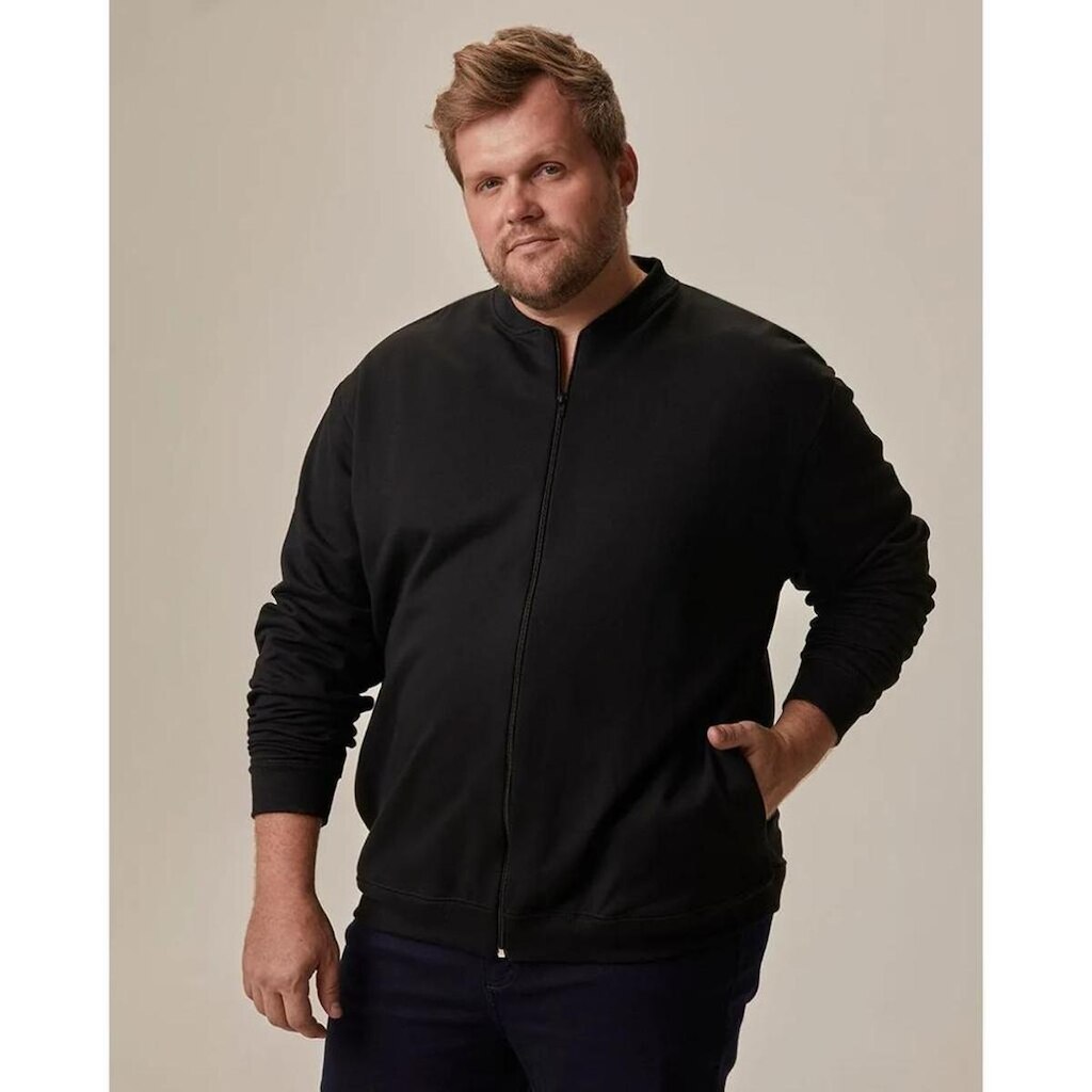 Jaqueta Moletom Masculina Plus Size Malwee Ref. 139840