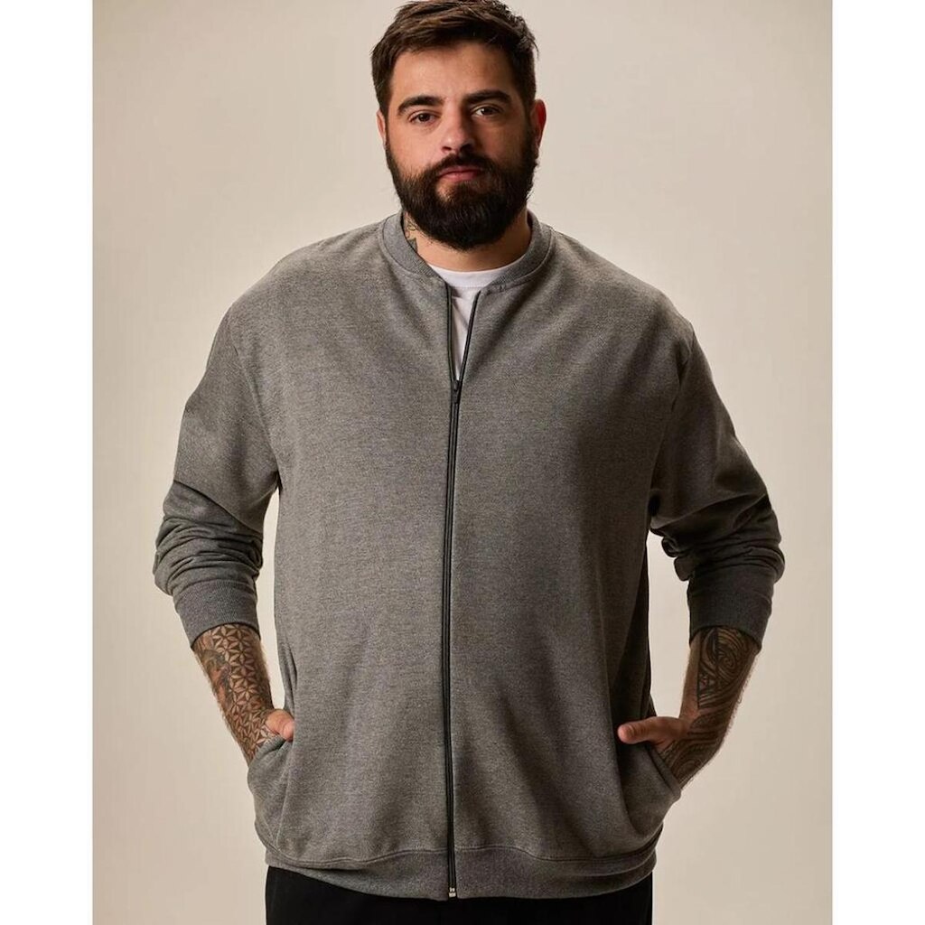 Jaqueta Moletom Masculina Plus Size Malwee Ref. 139840