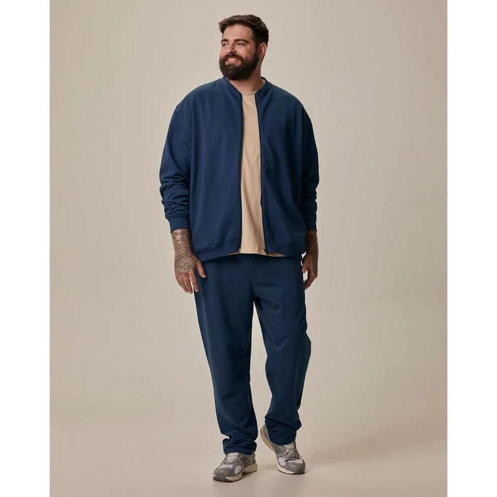 Jaqueta Moletom Masculina Plus Size Malwee Ref. 139840
