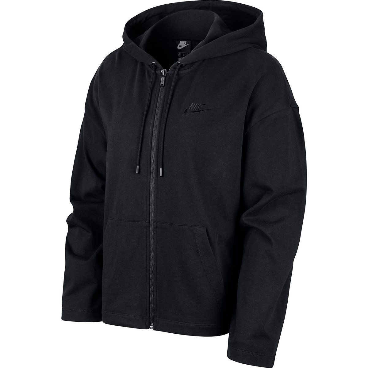 Jaqueta Moletom Nike Hoodie Nsw Fz Feminina - Preto Menor preço em Jaqueta Moletom Nike Hoodie Nsw Fz Feminina - Preto