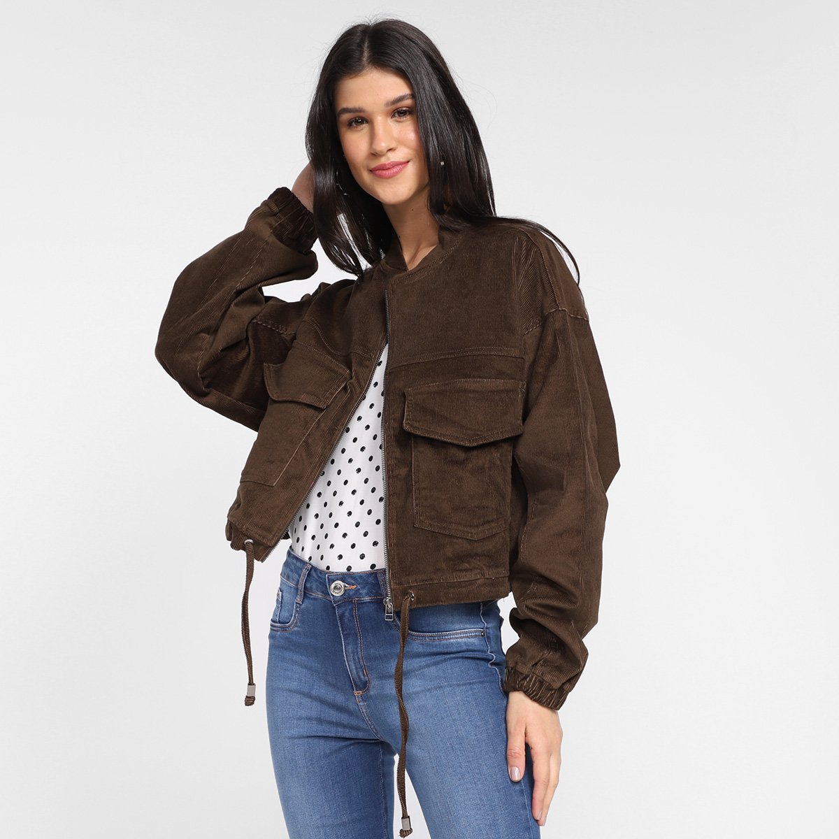Jaqueta My Favorite Things Bomber Feminina - Café é ruim? Jaqueta My Favorite Things Bomber Feminina - Café é boa?