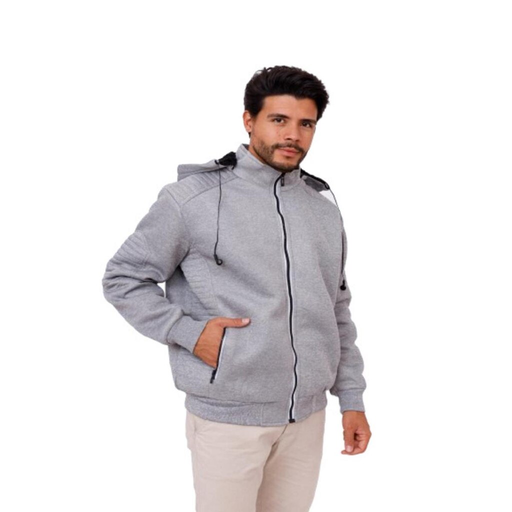 Jaqueta Neoprene Masculina Forrada com Capuz