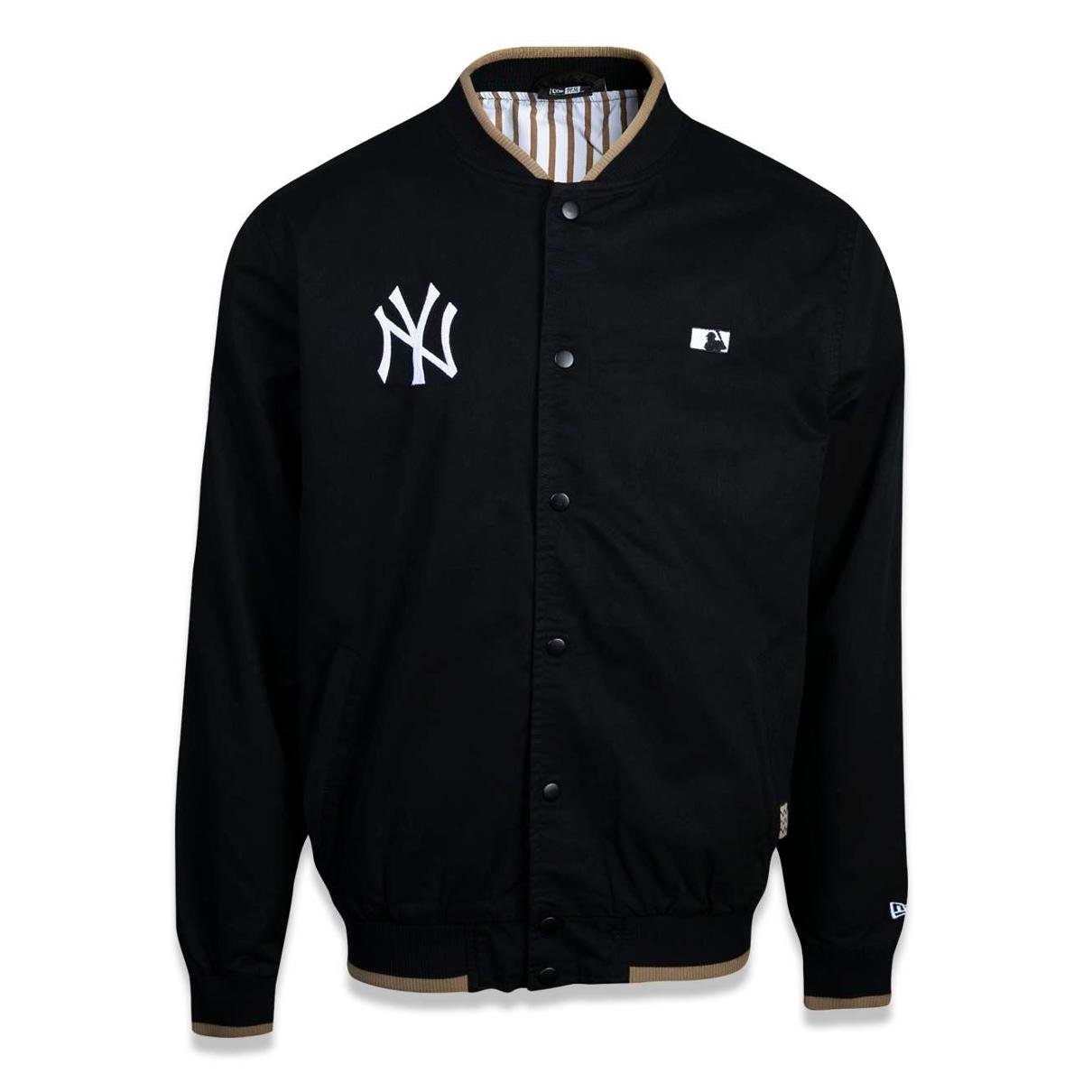Jaqueta New Era Varsity New York Yankees MLB - Preto Menor preço em Jaqueta New Era Varsity New York Yankees MLB - Preto