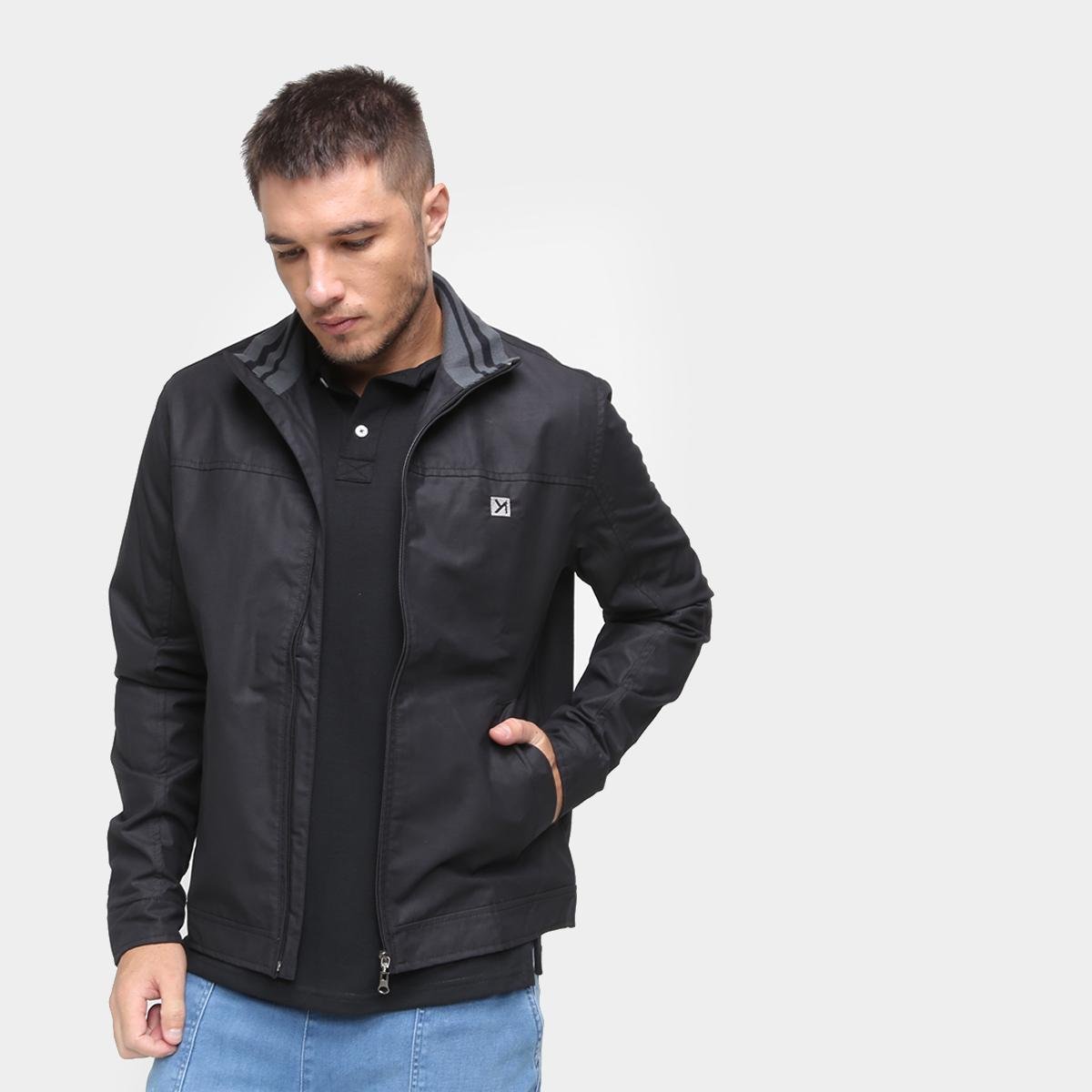 Jaqueta Nickel Masculina San Francisco Bolso Zíper Dia a Dia - Preto Menor preço em Jaqueta Nickel Masculina San Francisco Bolso Zíper Dia a Dia - Preto