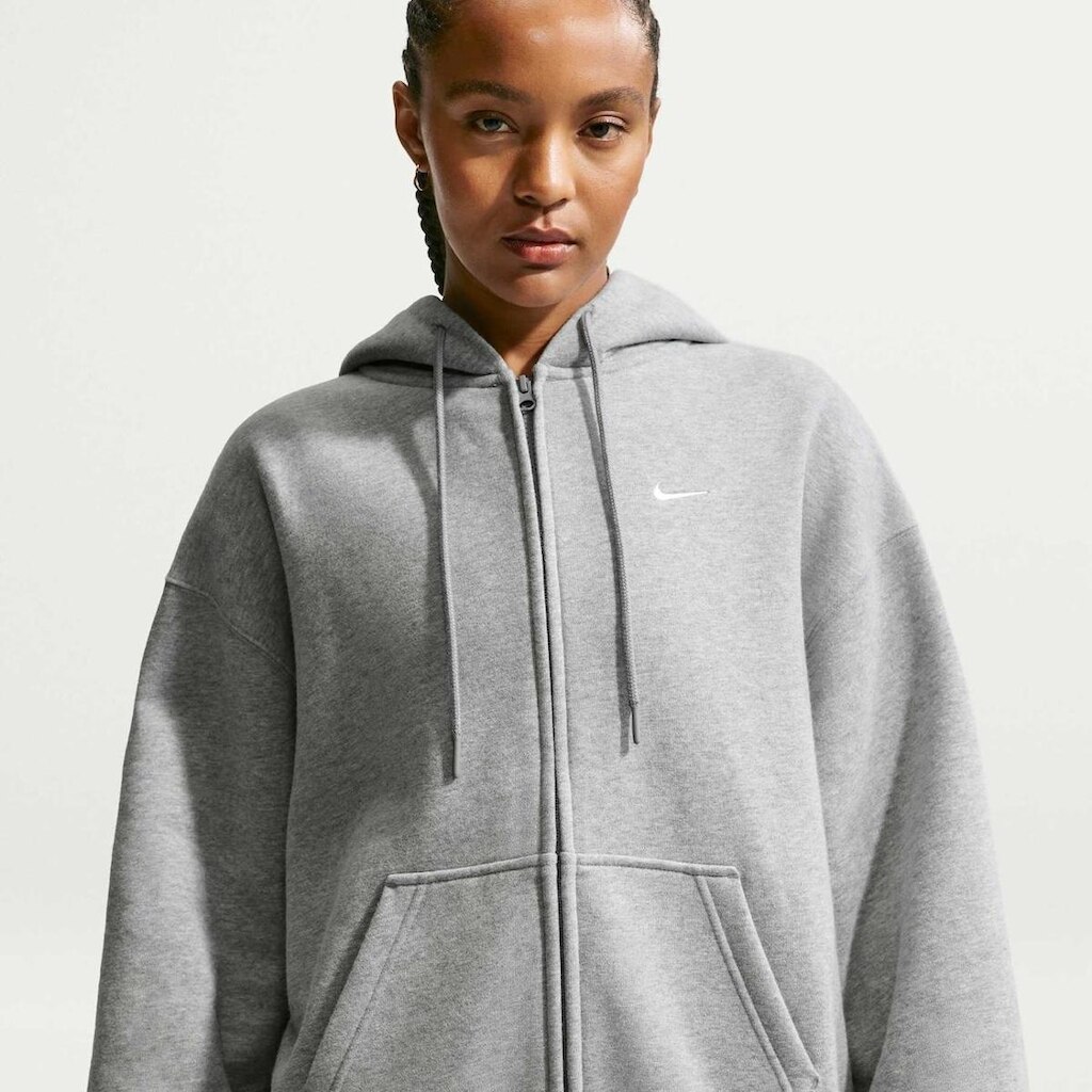 Jaqueta Nike Studio Fleece Oversized Feminino