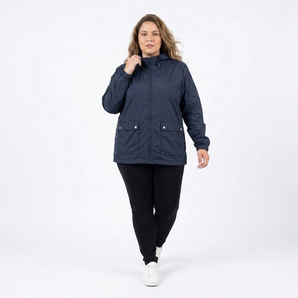 Jaqueta Parka Feminina Plus Size Facinelli 698017