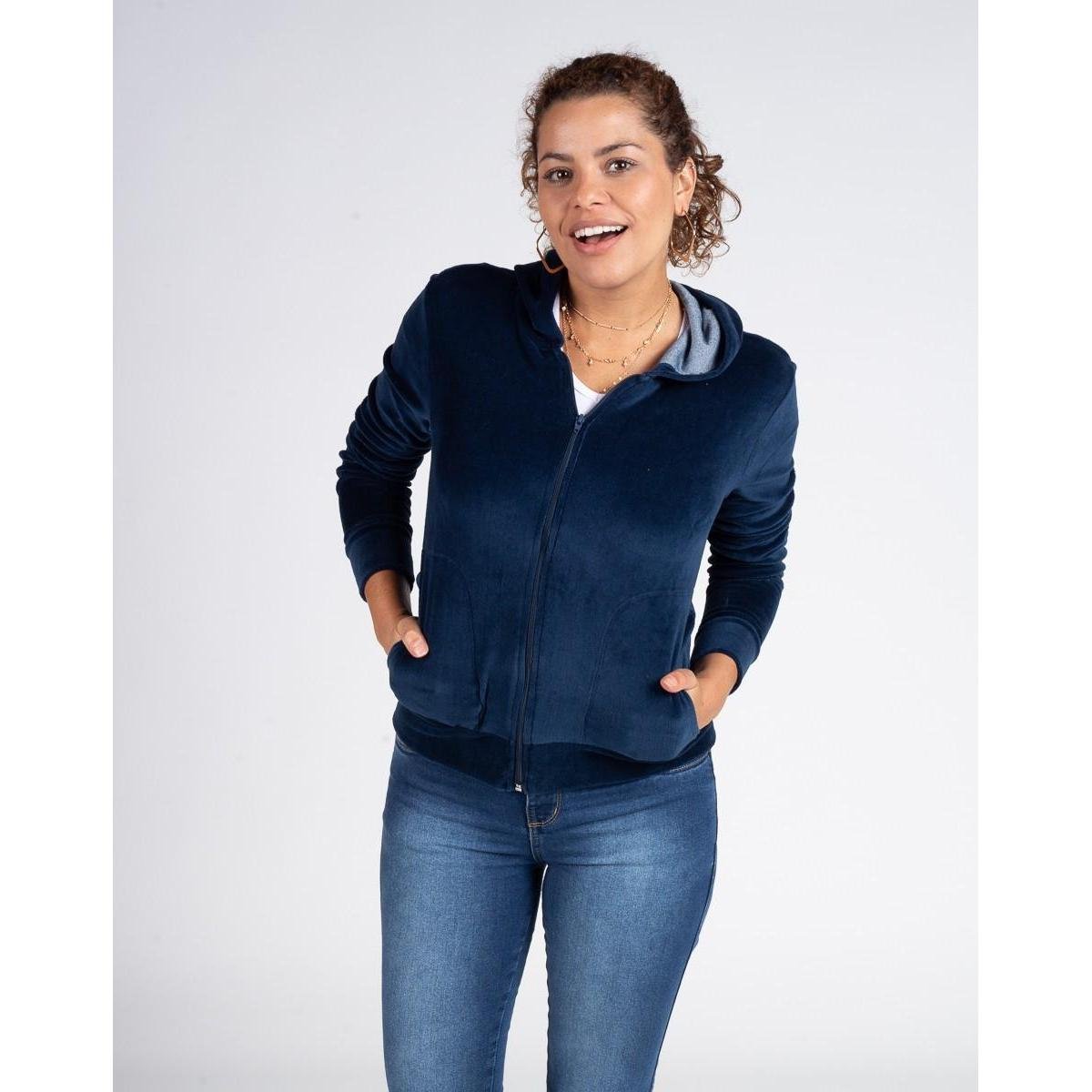 jaqueta plush feminina