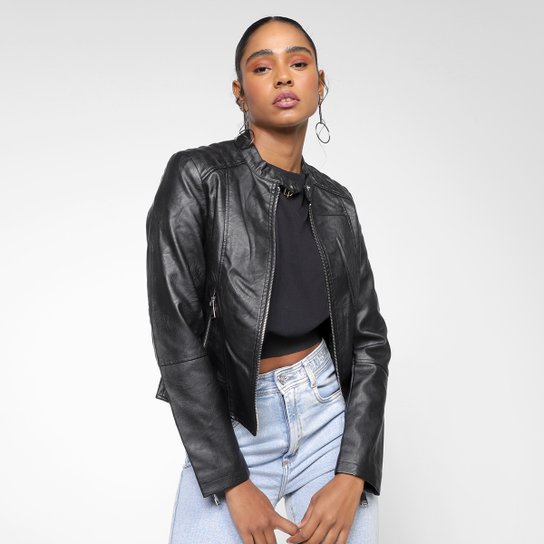 Jaqueta PU Facinelli Feminina Zattini - Main Image