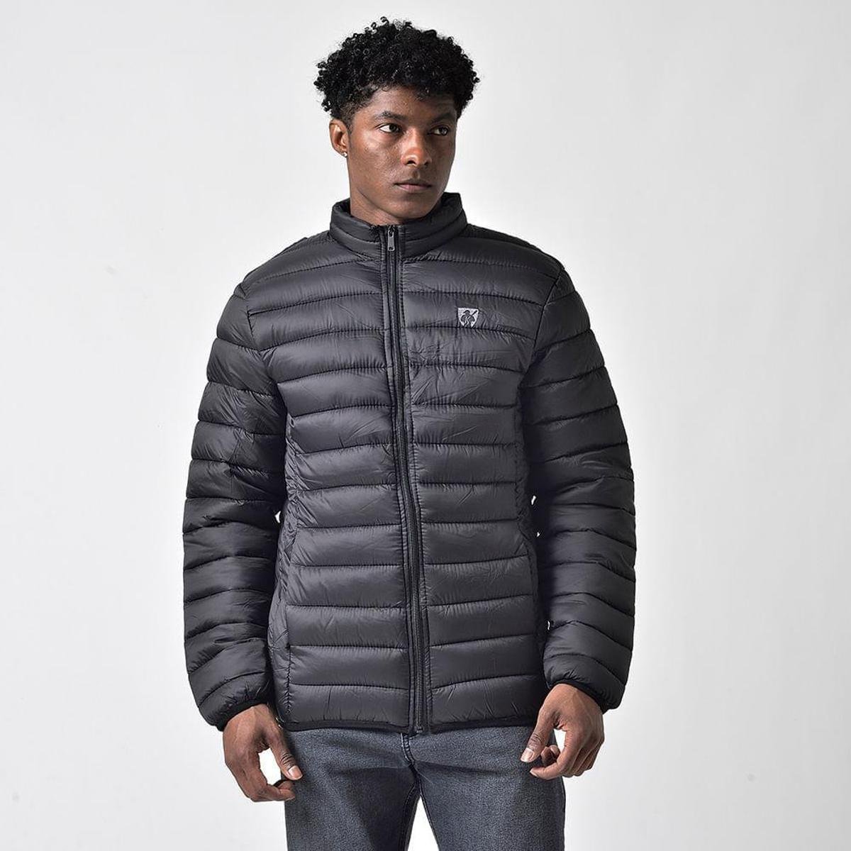 Jaqueta Motoqueiro Jaqueta Treebo Puffer Básica Capuz Masculina