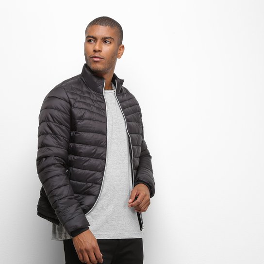 Jaqueta Puffer Balboa Ultralight Masculina - Preto