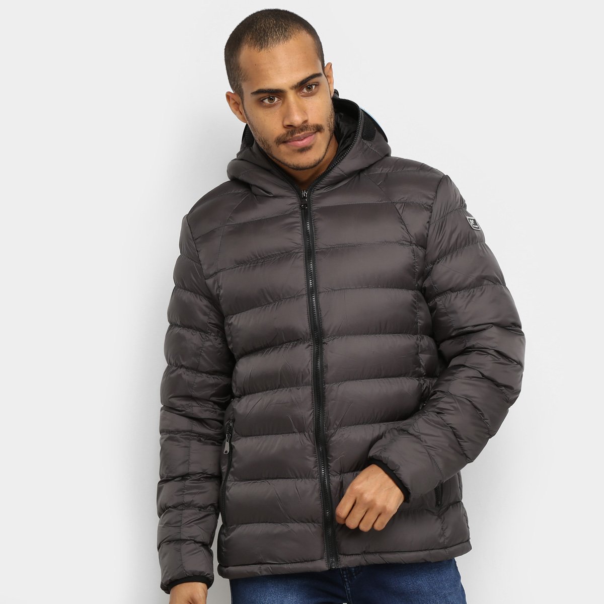 Jaqueta Puffer Broken Rules Nylon Capuz Fechado Masculina - Chumbo é ruim? Jaqueta Puffer Broken Rules Nylon Capuz Fechado Masculina - Chumbo é boa?