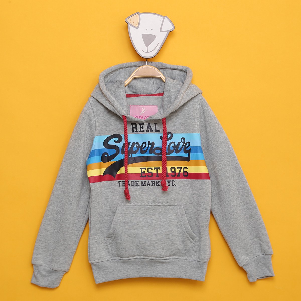 Jaqueta Puffer Juvenil Básica Pix Love - Mescla Menor preço em Jaqueta Puffer Juvenil Básica Pix Love - Mescla