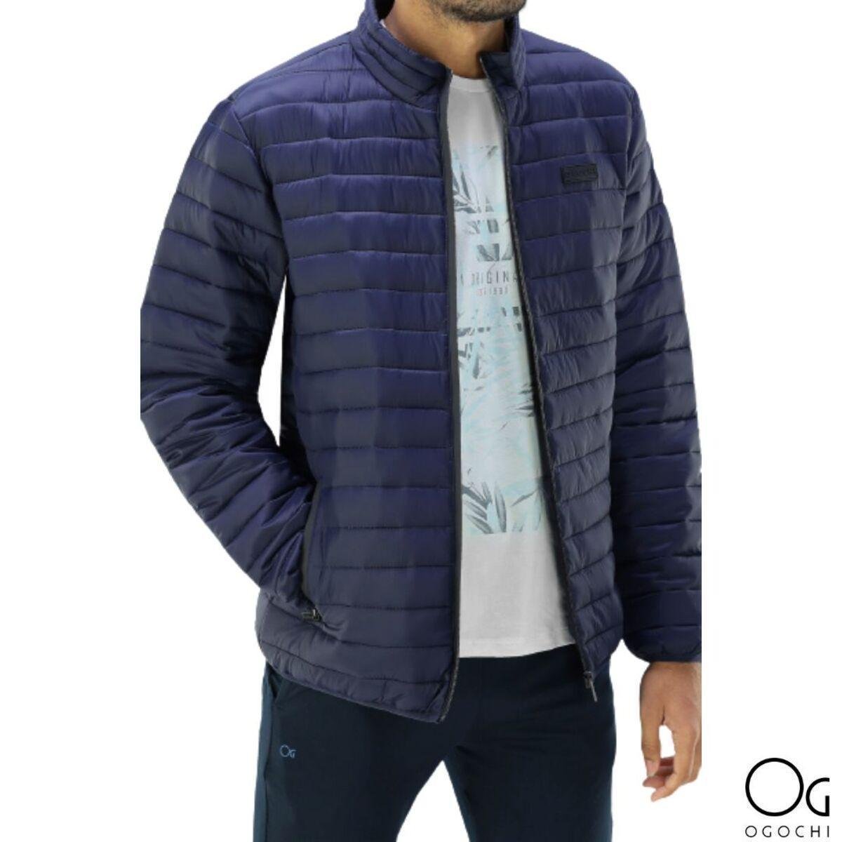Jaqueta Puffer Masculina Ogochi - Marinho Menor preço em Jaqueta Puffer Masculina Ogochi - Marinho